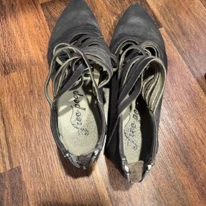 Navy Free People Shoes